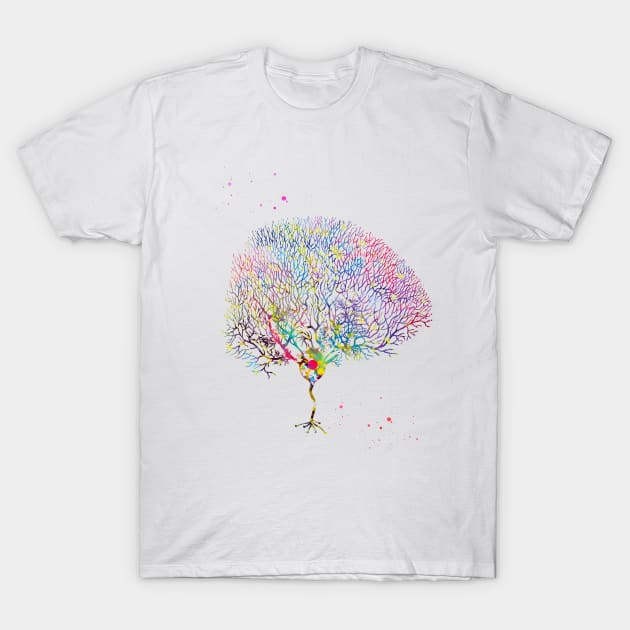 Purkinje Neuron T-Shirt by erzebeth